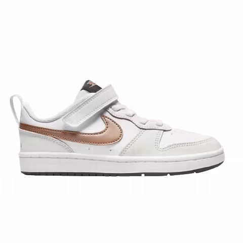 Nike Court Borough Low 2 PS 'White Metallic Red Bronze'