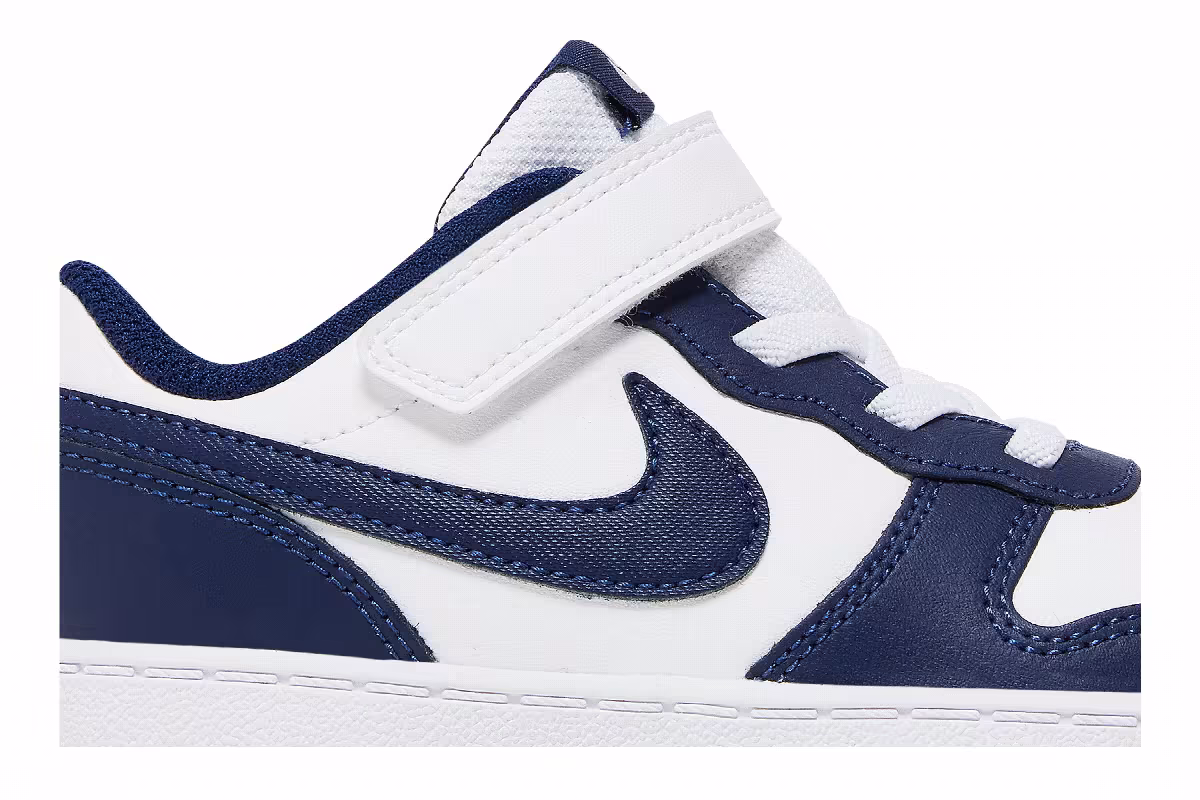 Nike Court Borough Low 2 TD White Signal Blue, view 3