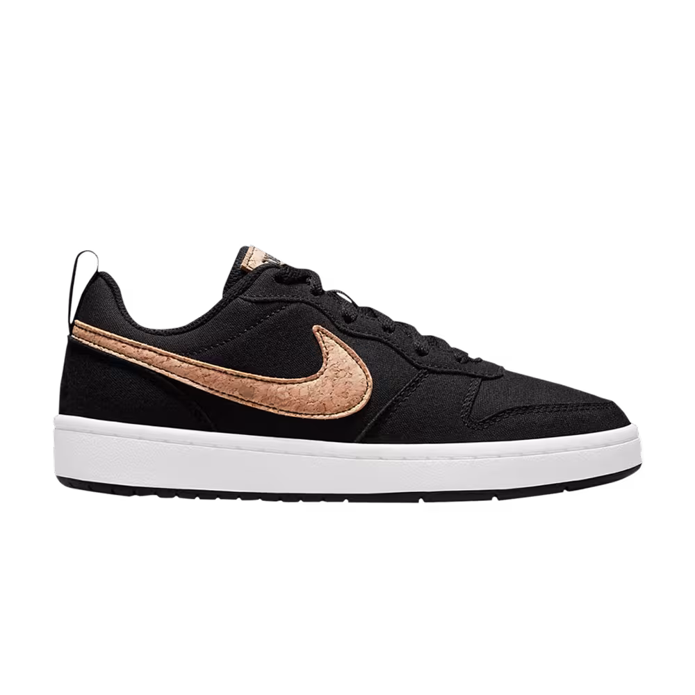 Nike Court Borough Low 2 Canvas GS Black Cork