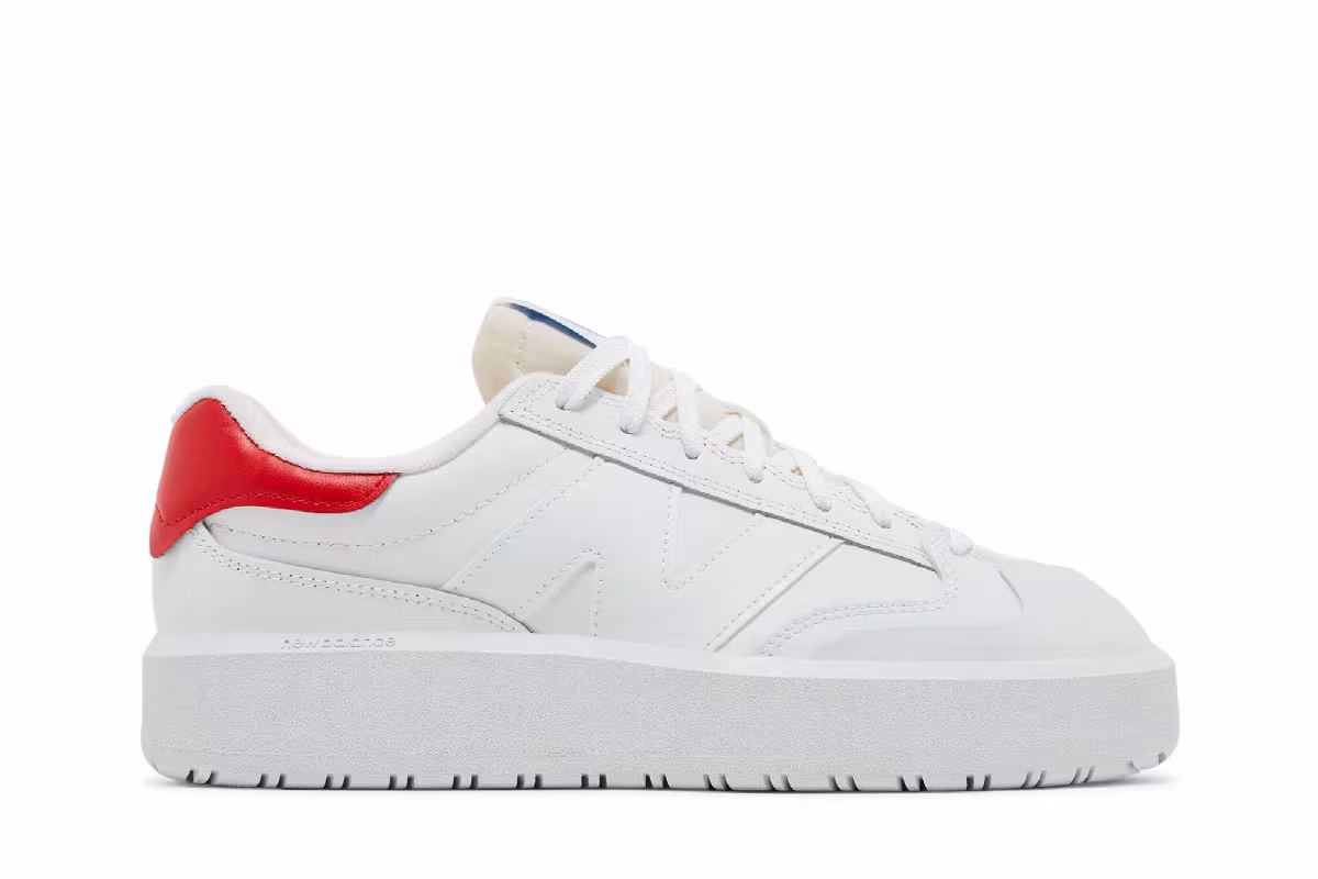 New Balance CT302 White True Red, view 2