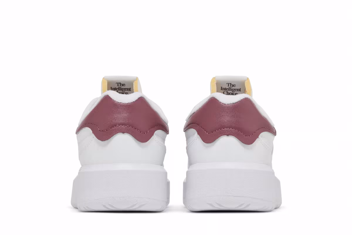 New Balance CT302 White Washed Burgundy, view 7