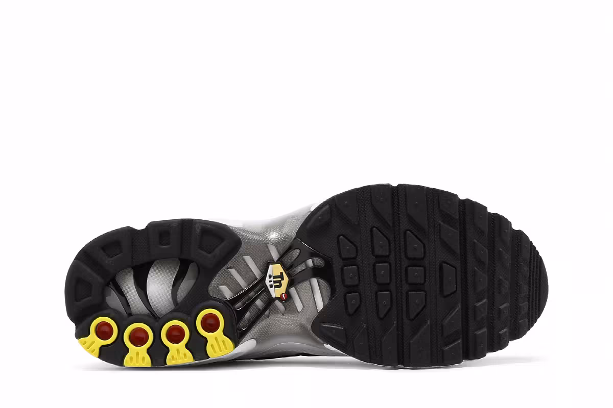 Nike Air Max Plus GS White Black, view 5