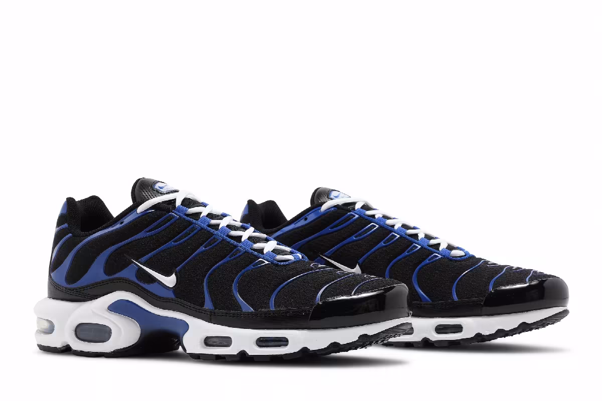 Nike Air Max Plus Black Racer Blue, view 9