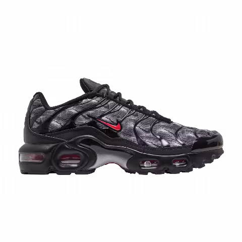 Nike Air Max Plus GS 'Black University Red'