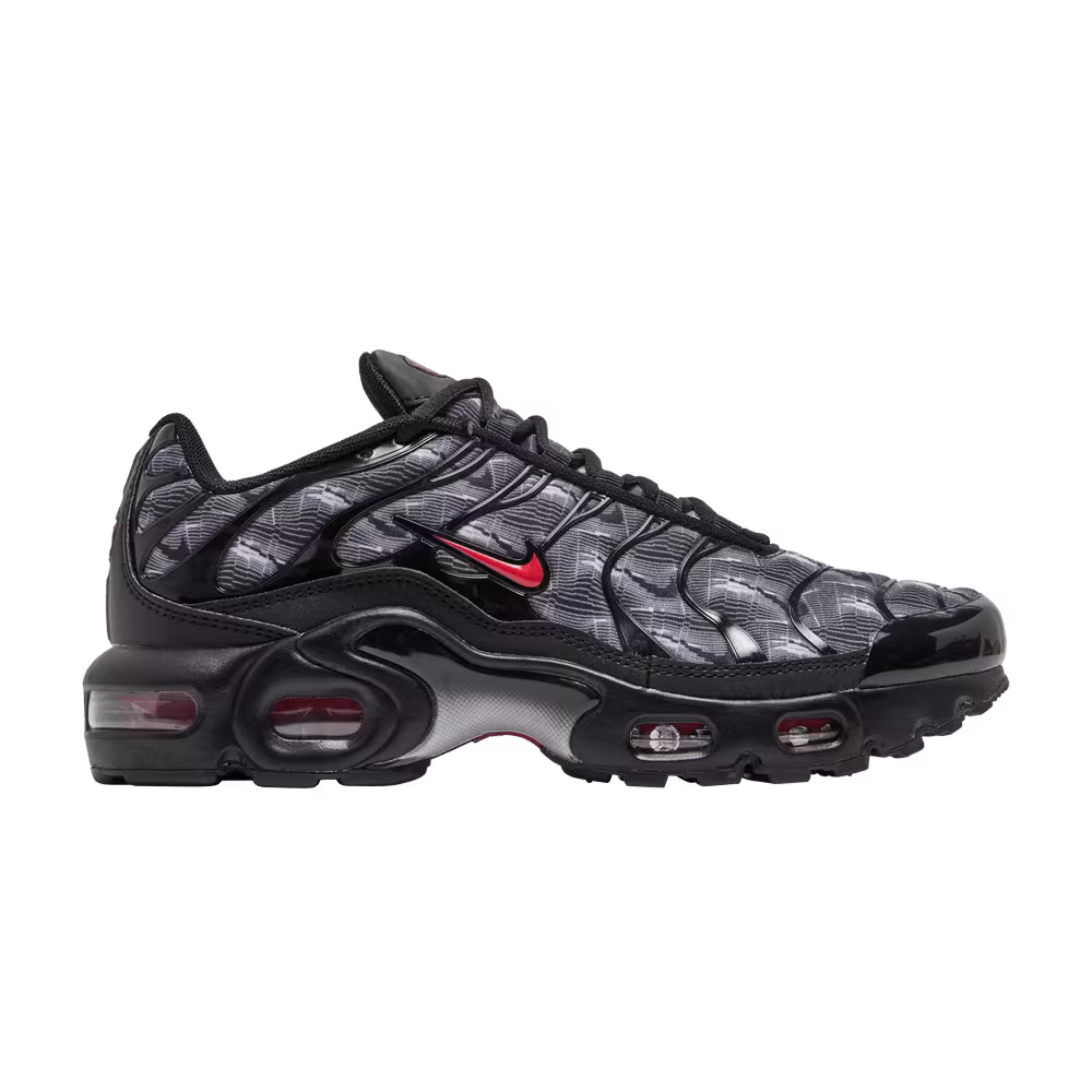 Nike Air Max Plus GS Black University Red