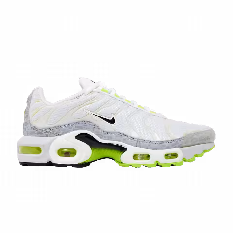 Nike Air Max Plus GS 'Reflective Logo - White Volt'