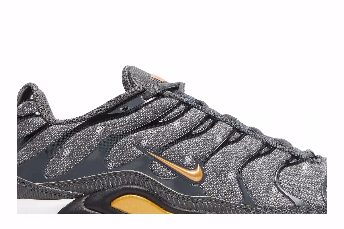 Nike Air Max Plus SE Iron Grey Metallic Gold, view 3