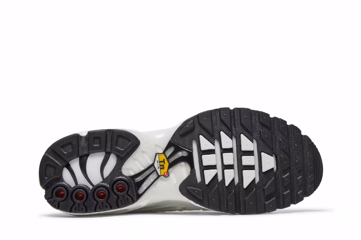 Nike Women's Air Max Plus Premium Triple White, view 5