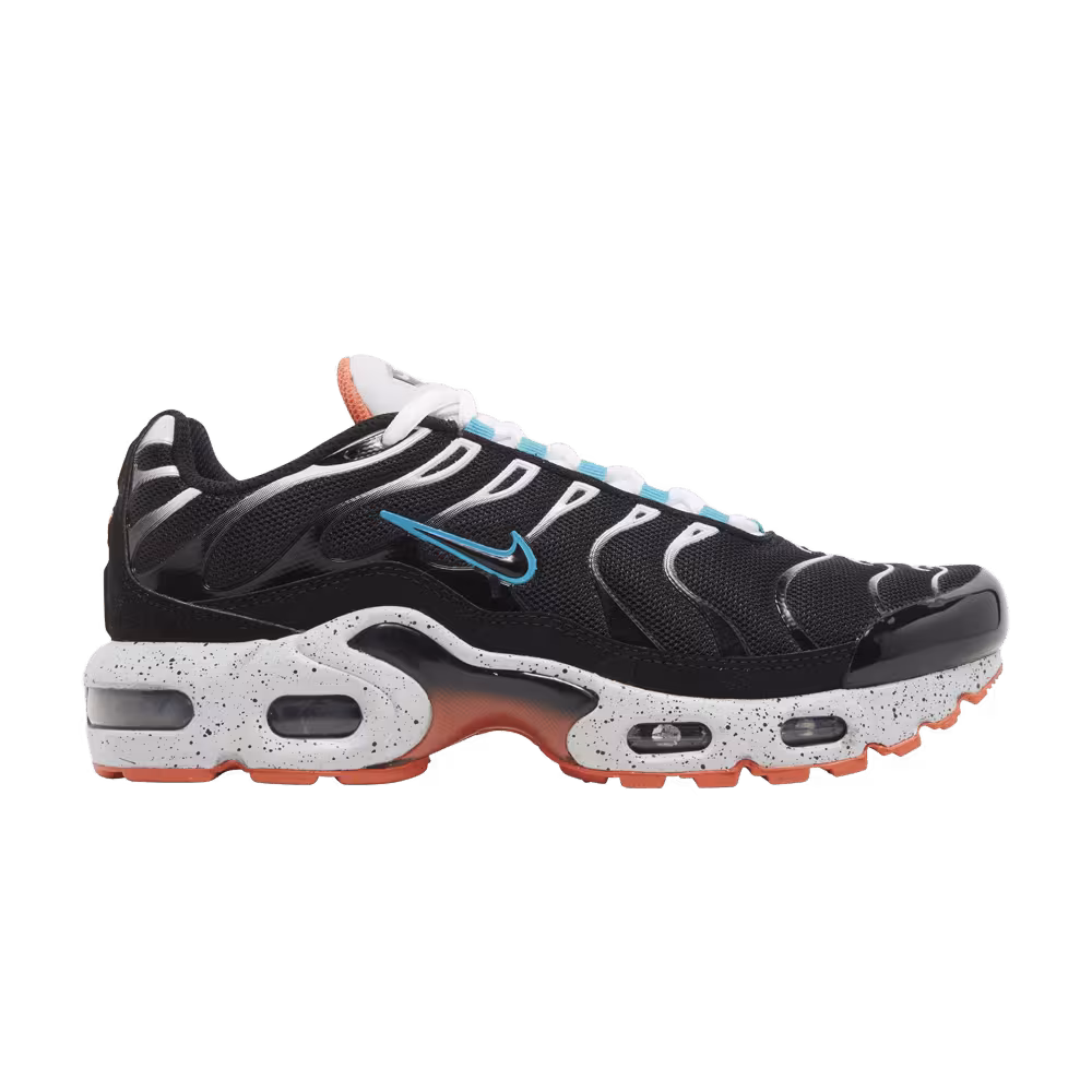 Nike Air Max Plus GS Black Turf Orange Speckled