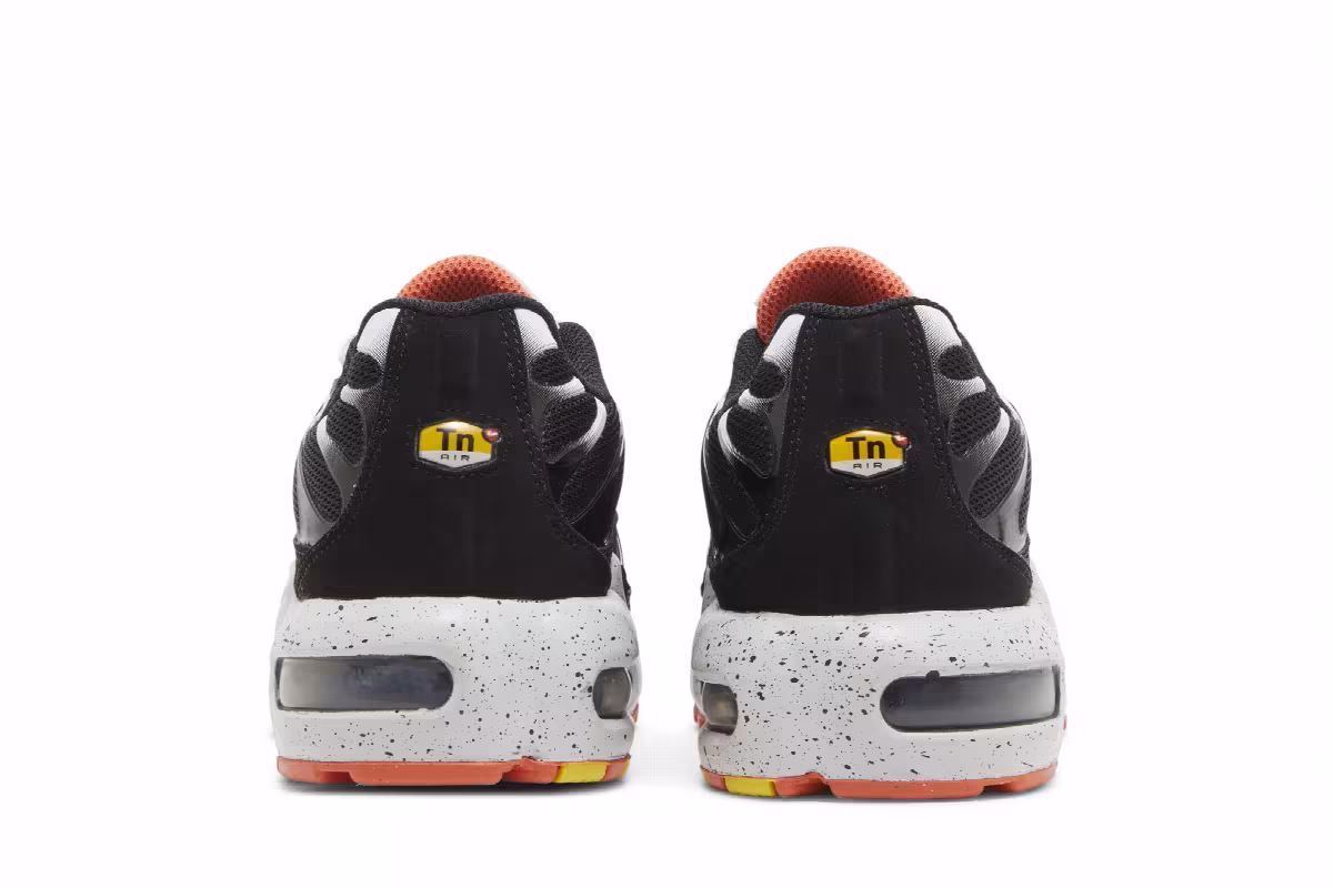 Nike Air Max Plus GS Black Turf Orange Speckled, view 7