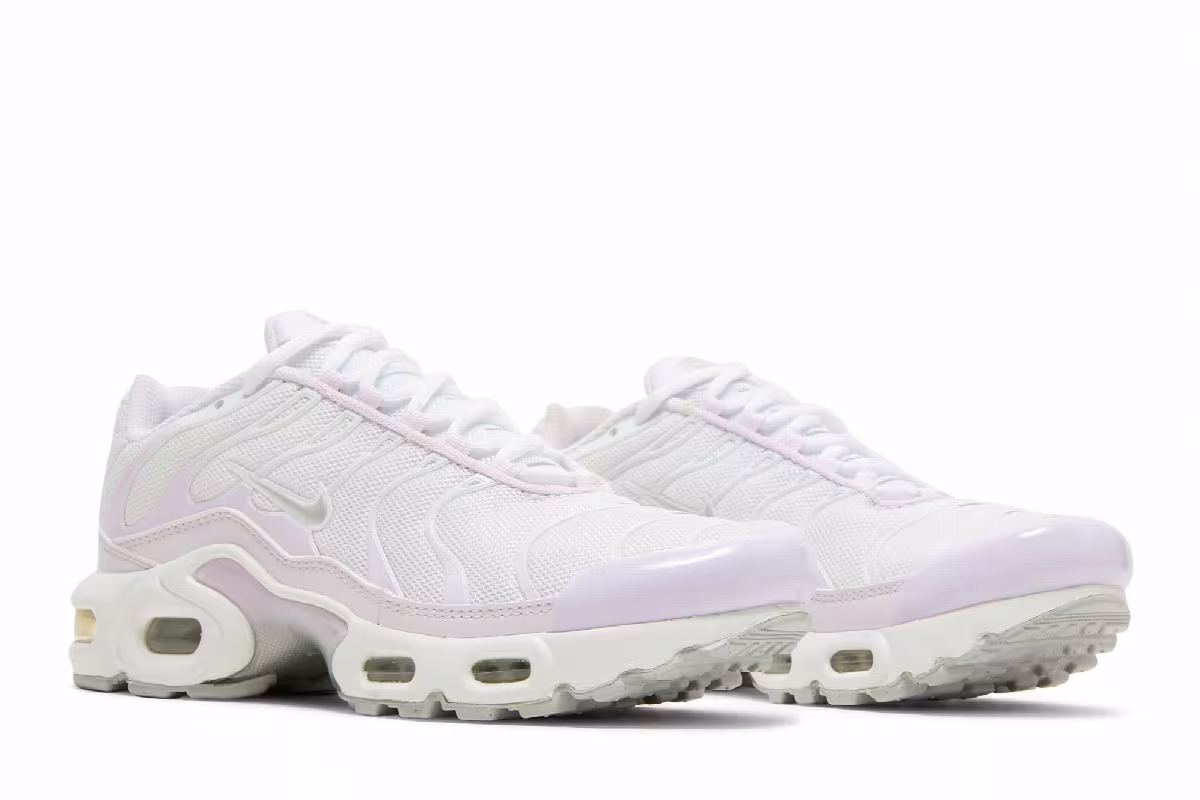 Nike Air Max Plus GS White Light Violet, view 9