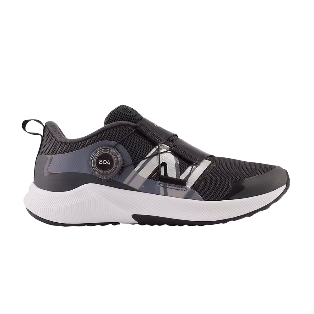 New Balance Dynasoft Reveal v4 BOA Big Kid Wide Blacktop Silver