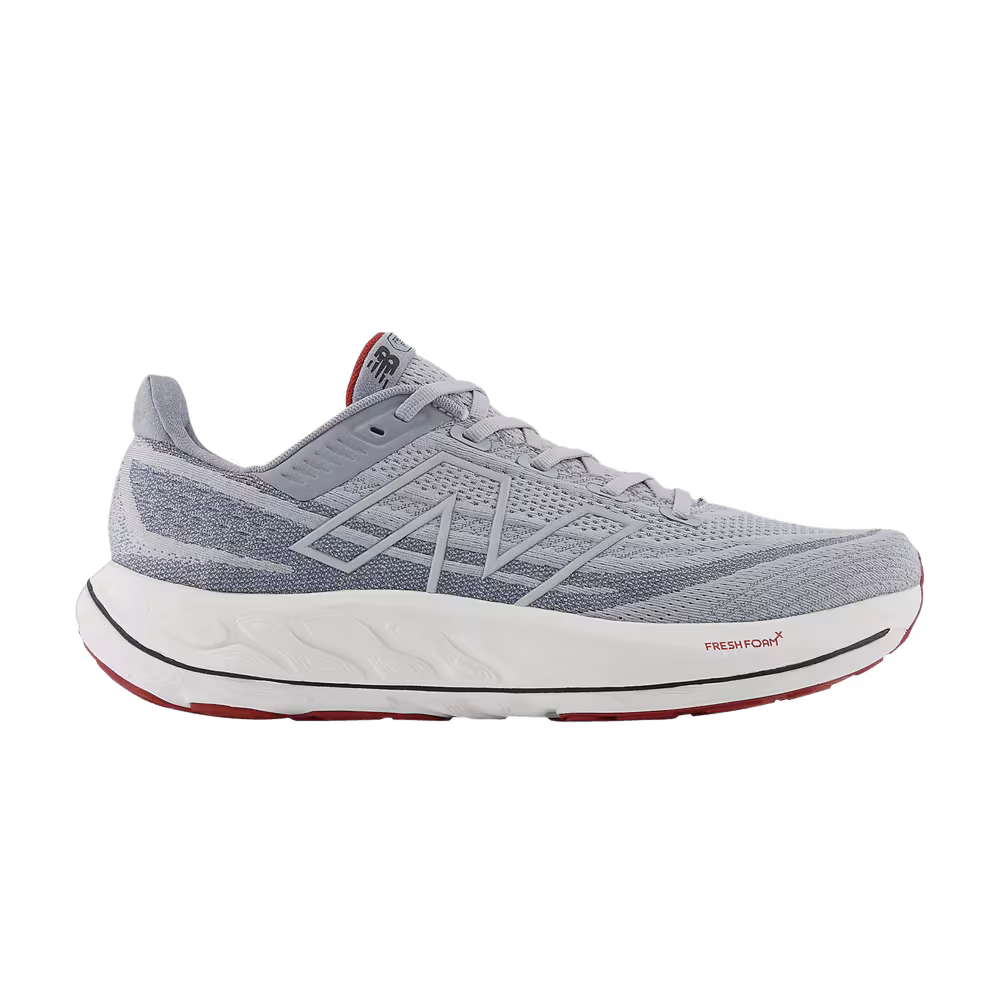 New Balance Fresh Foam X Vongo v6 2E Wide Aluminum Grey Brick Red