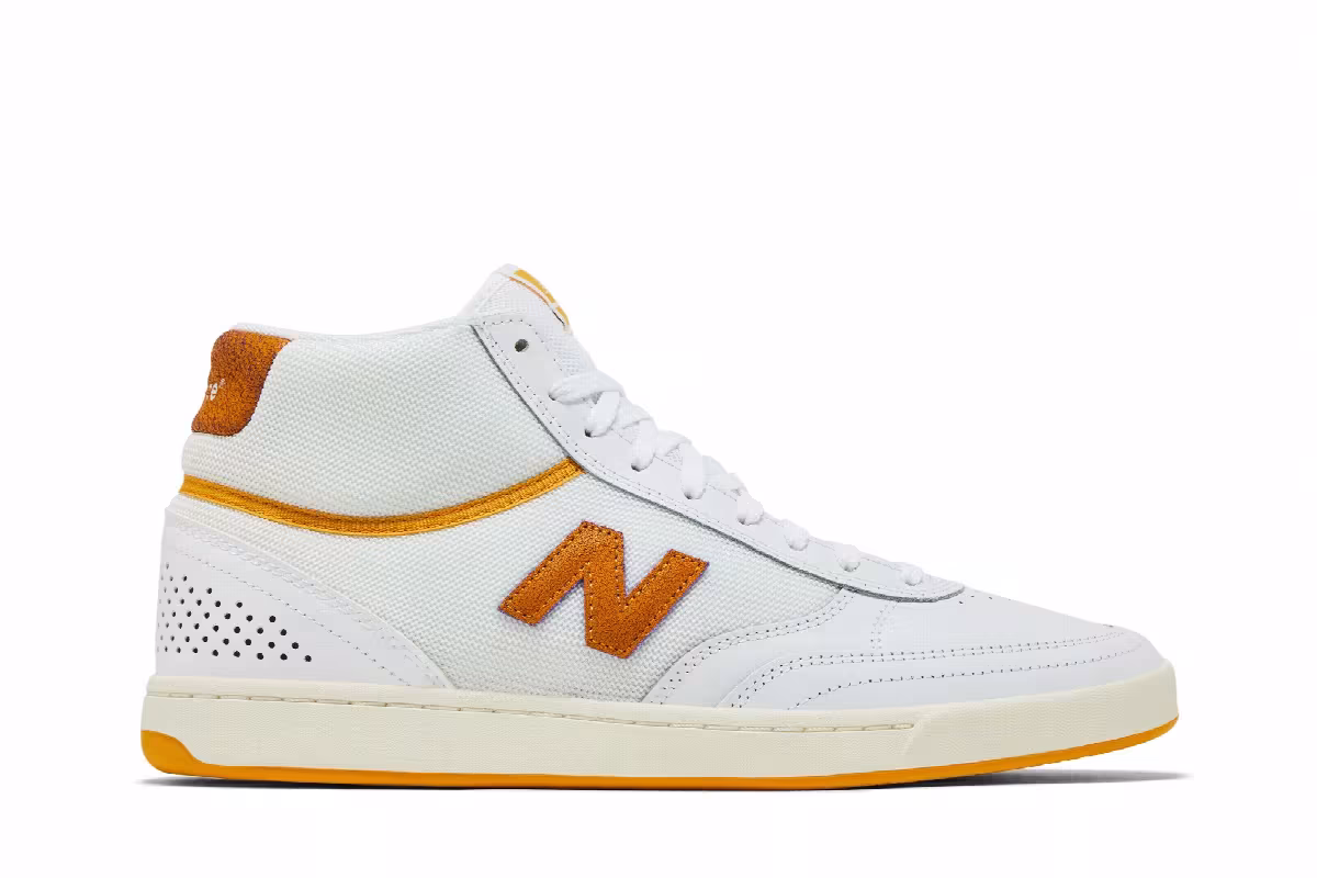 New Balance Numeric 440 High White Yellow, view 2