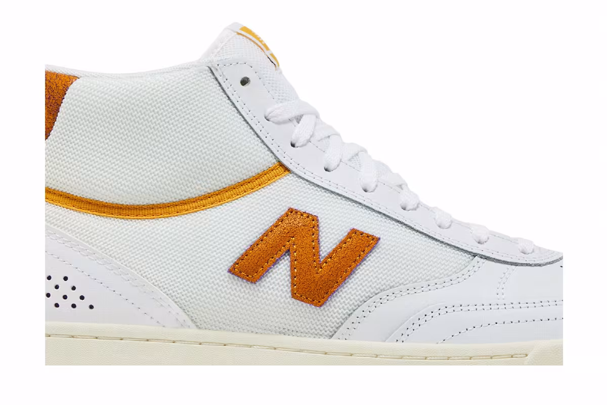 New Balance Numeric 440 High White Yellow, view 3