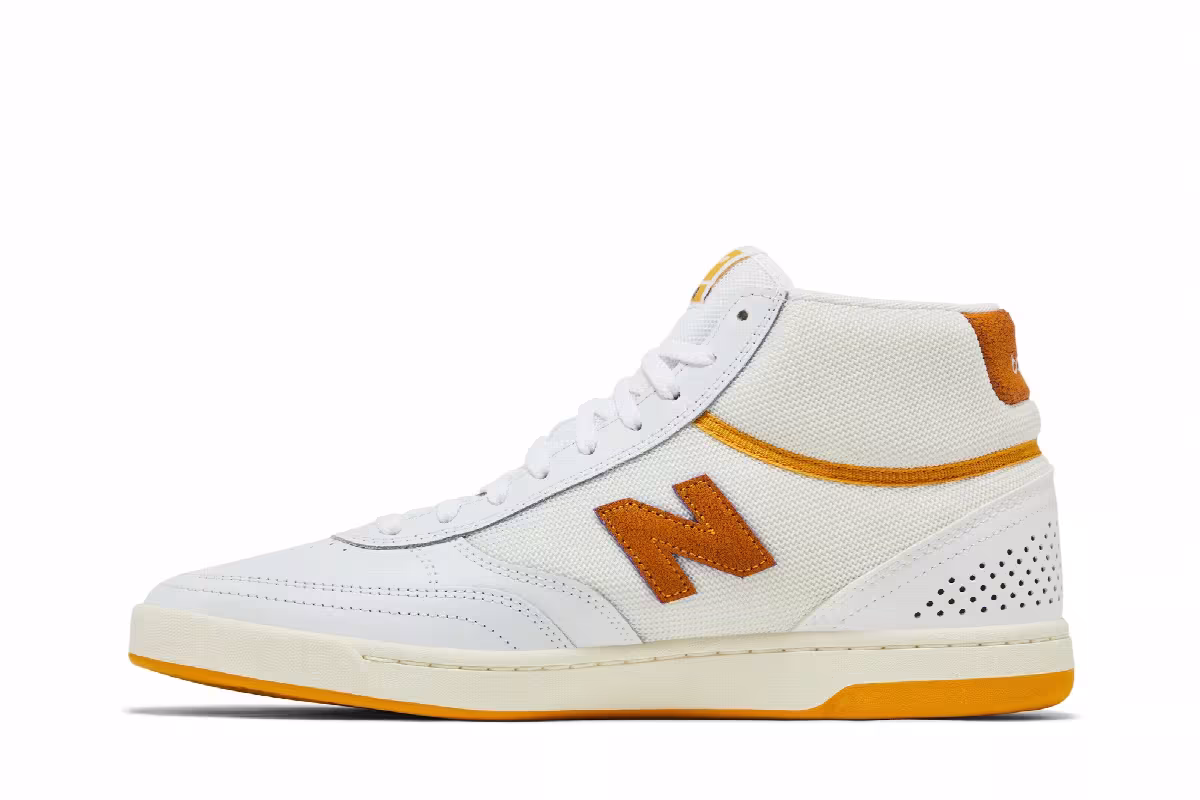New Balance Numeric 440 High White Yellow, view 4