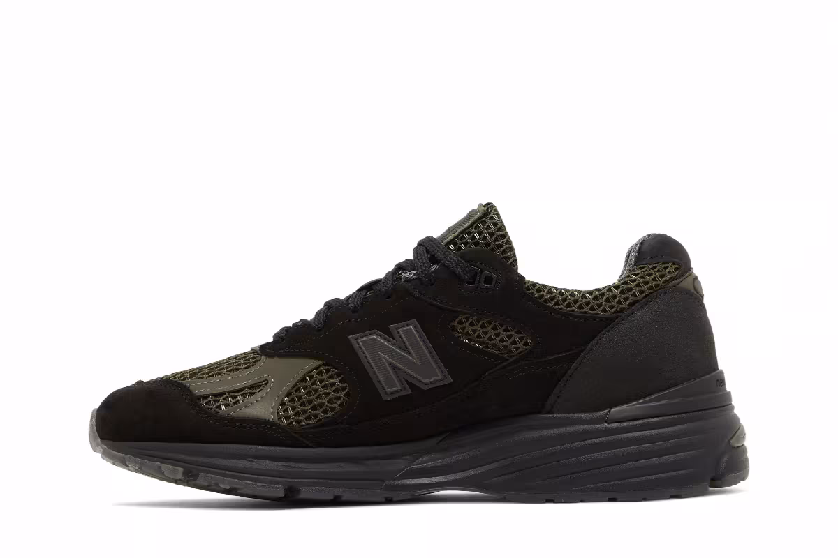 Stone Island x New Balance 991v2 Made in England Black, view 4