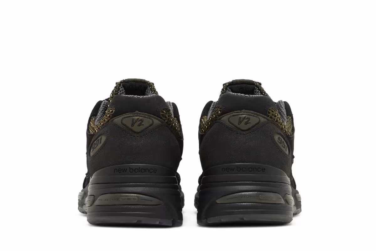 Stone Island x New Balance 991v2 Made in England Black, view 7