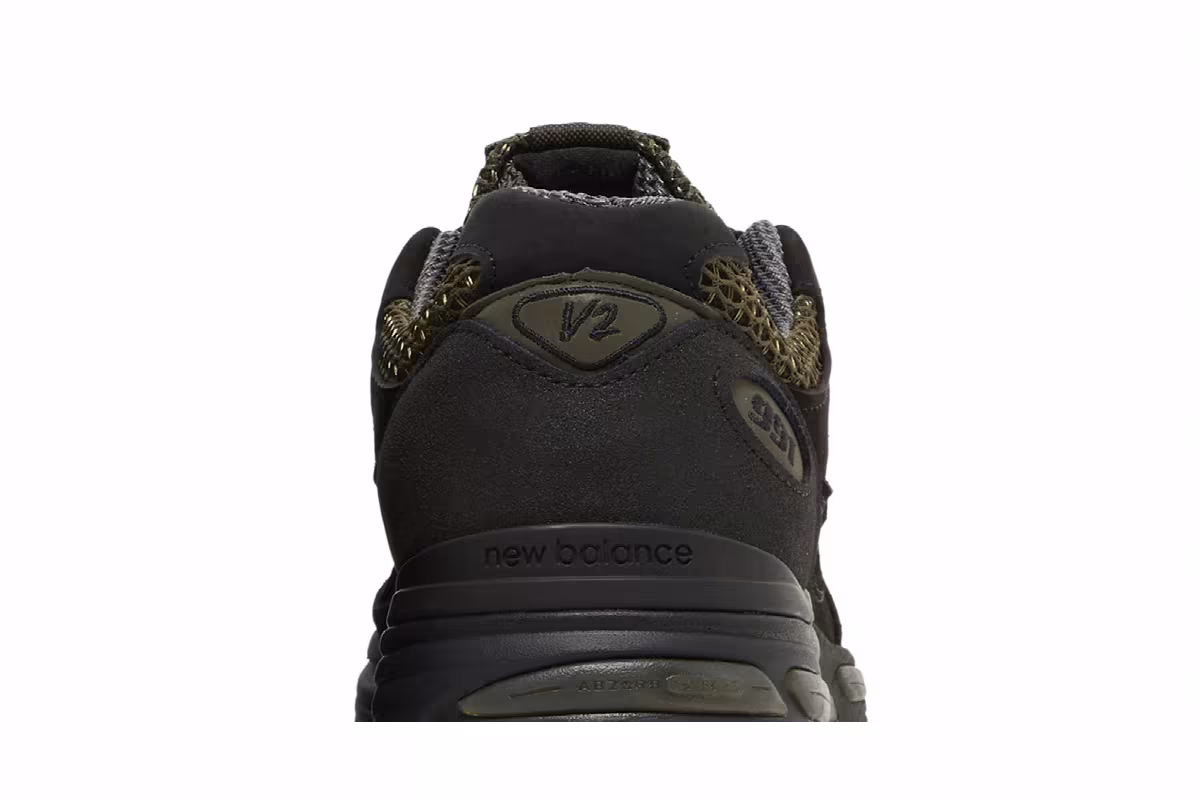 Stone Island x New Balance 991v2 Made in England Black, view 8