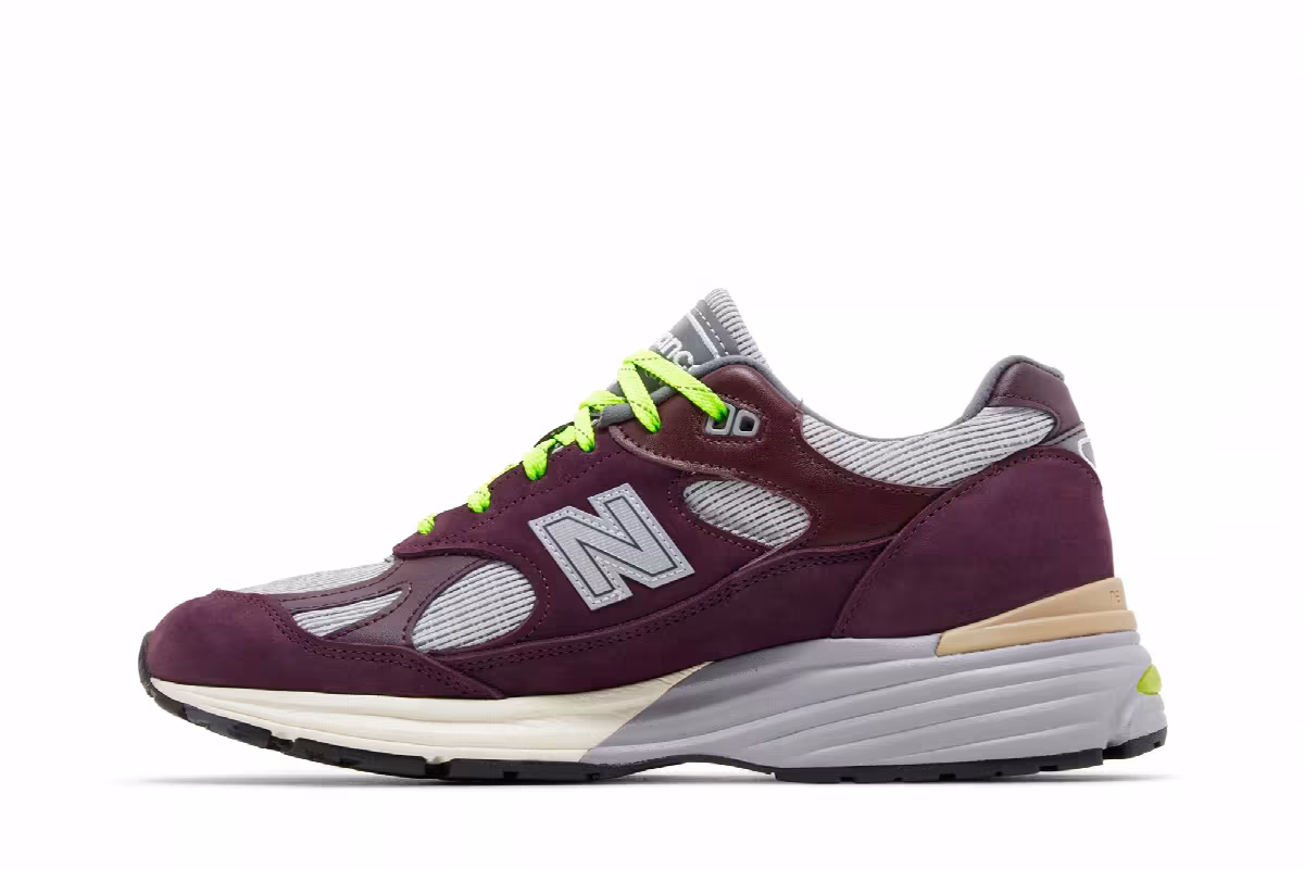 Patta x New Balance 991v2 Made in England Pickled Beet, view 4