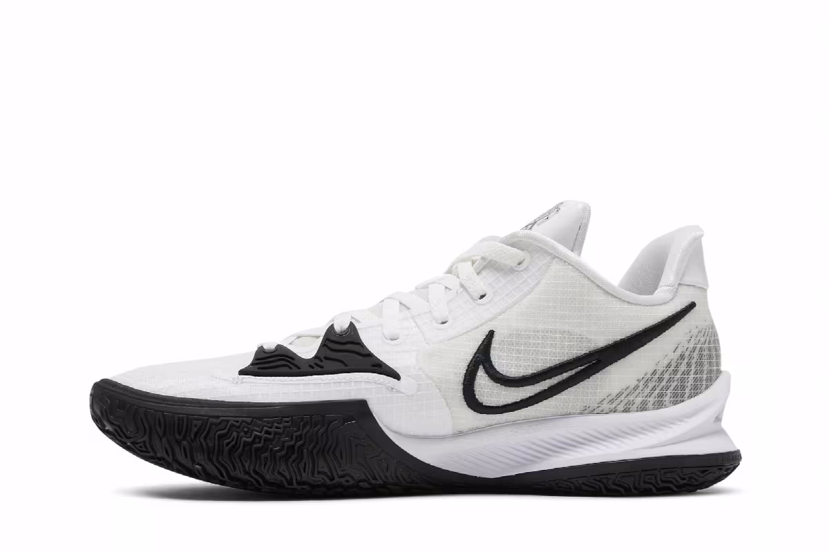 Nike Kyrie Low 4 TB White Black, view 4