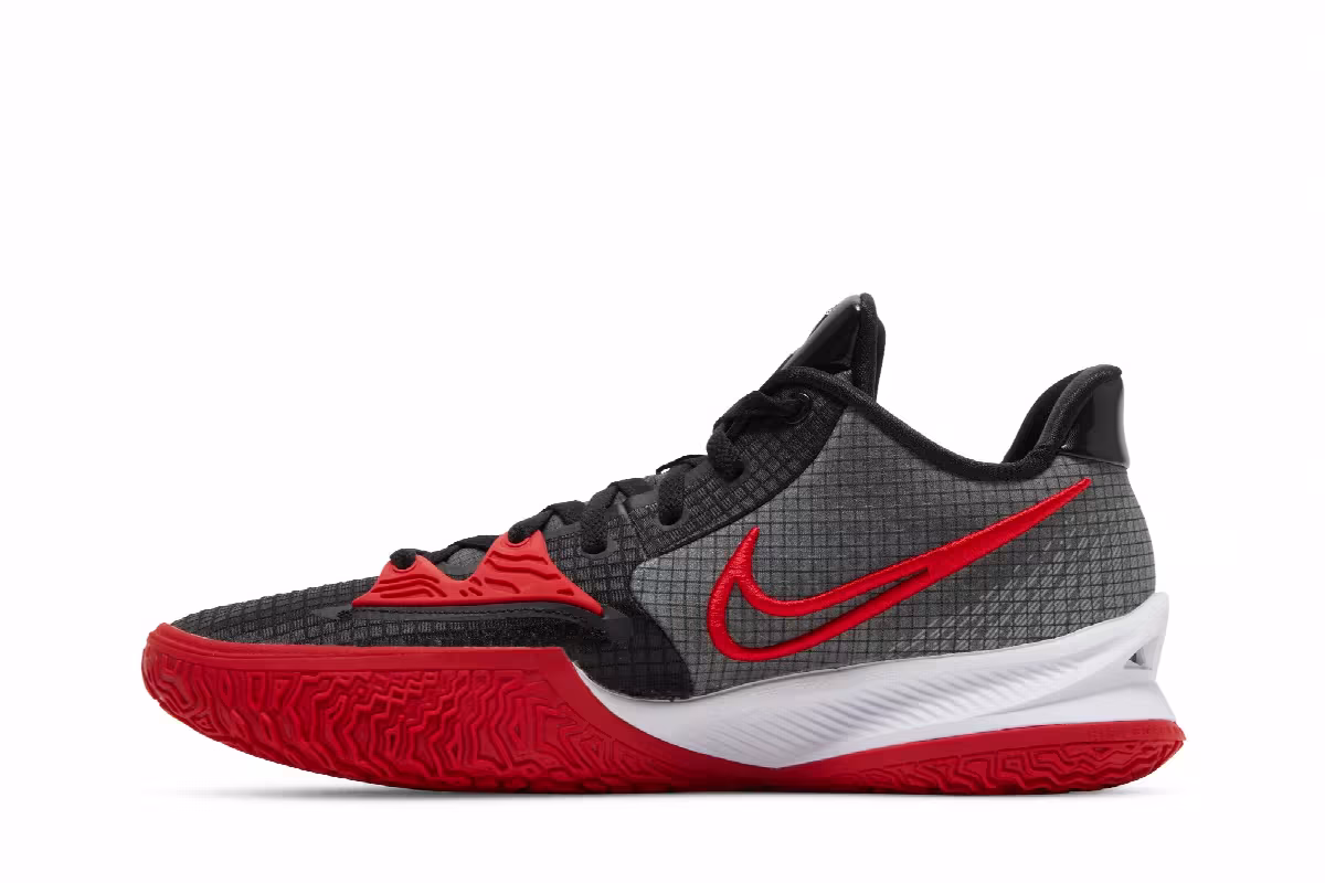 Nike Kyrie Low 4 TB Black University Red, view 4