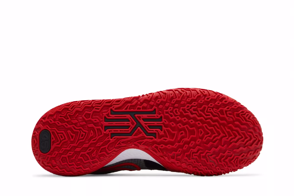 Nike Kyrie Low 4 TB Black University Red, view 5