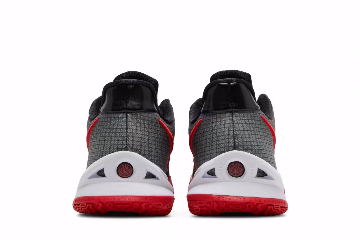 Nike Kyrie Low 4 TB Black University Red, view 7