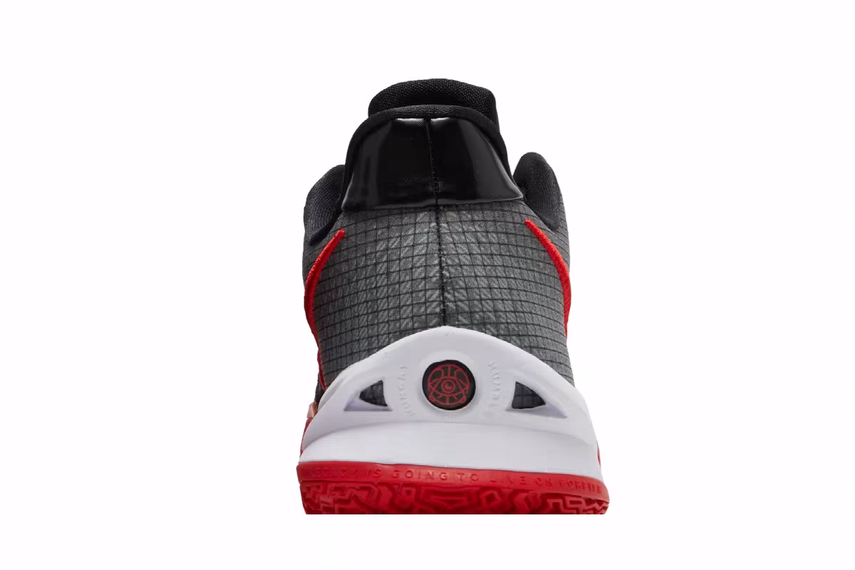 Nike Kyrie Low 4 TB Black University Red, view 8
