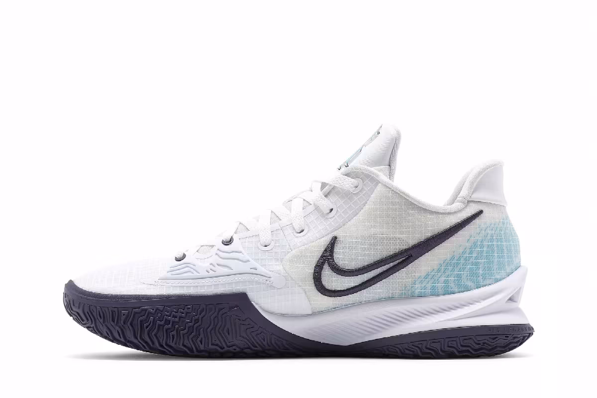 Nike Kyrie Low 4 White Laser Blue, view 4