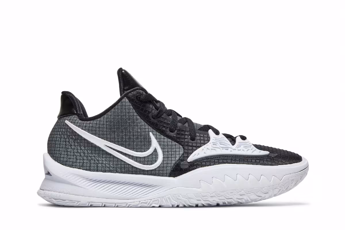 Nike Kyrie Low 4 TB Black White, view 2