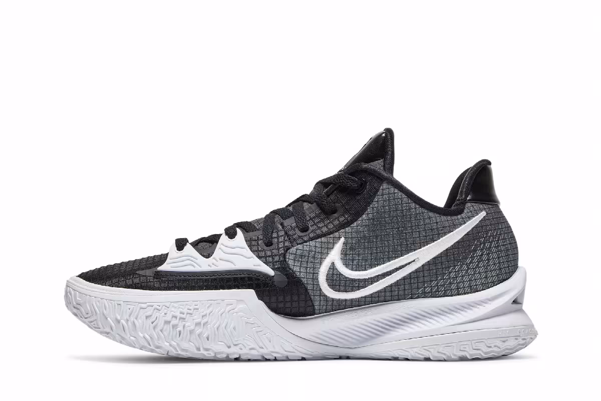 Nike Kyrie Low 4 TB Black White, view 4