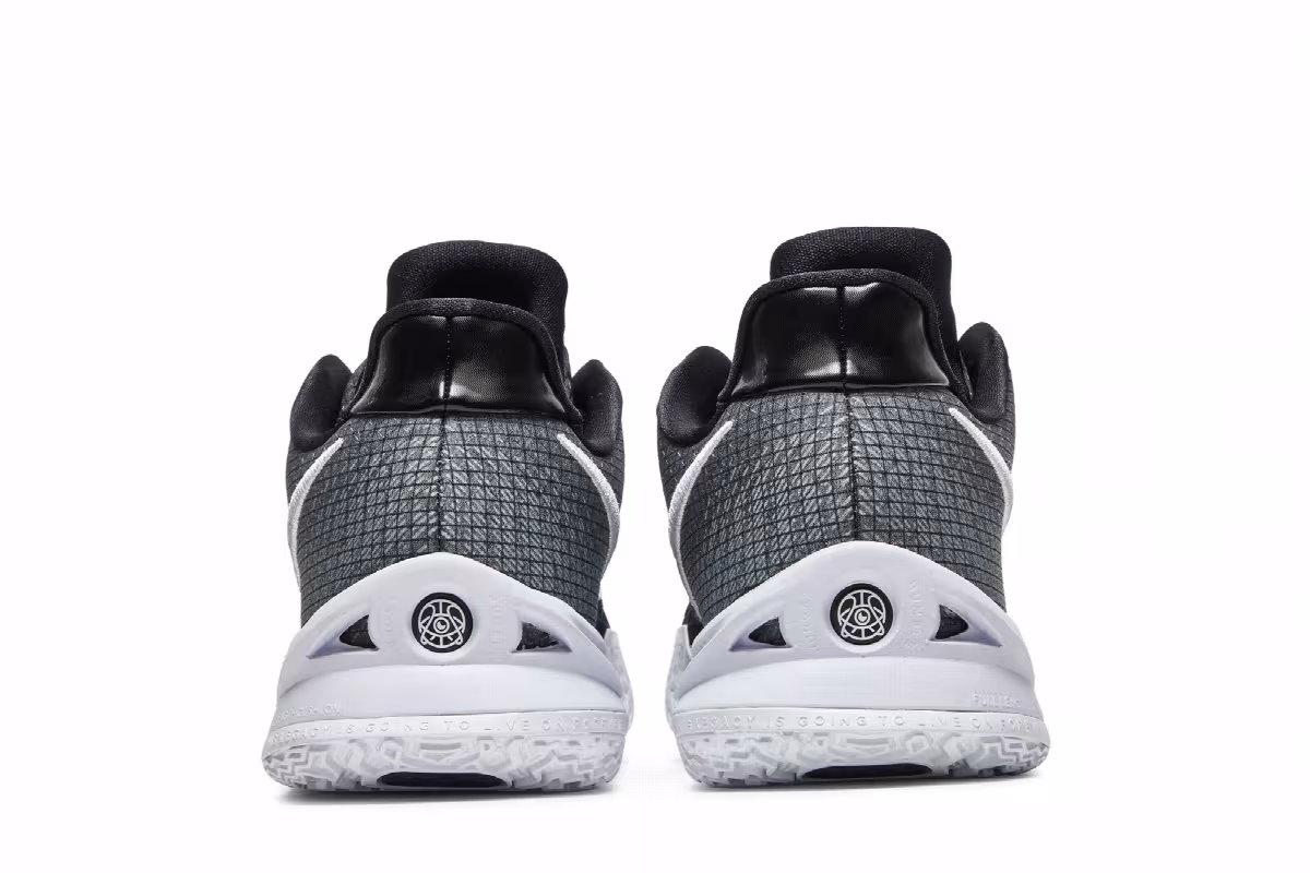 Nike Kyrie Low 4 TB Black White, view 7