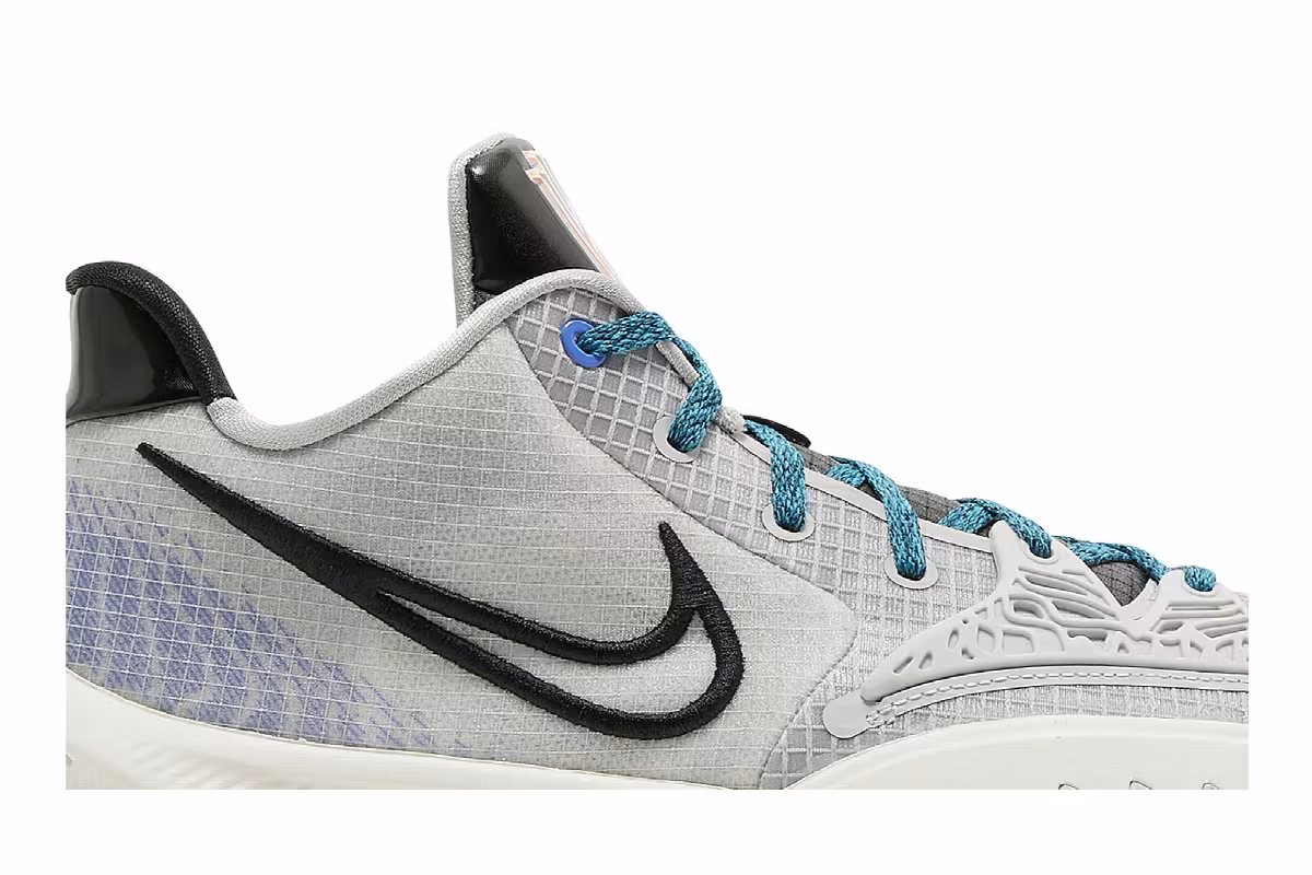 Nike Kyrie Low 4 Grey Fog Sapphire, view 3