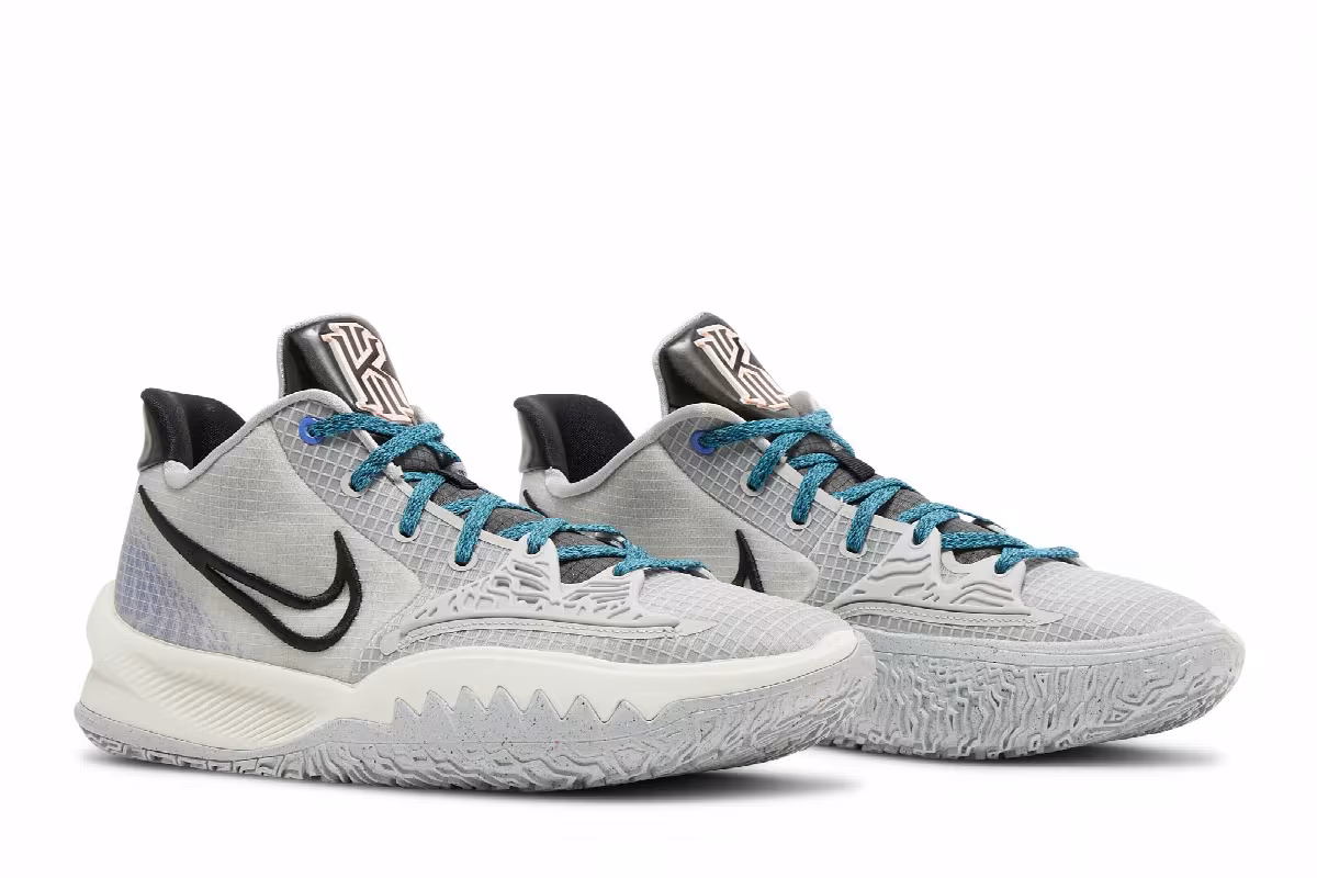 Nike Kyrie Low 4 Grey Fog Sapphire, view 9