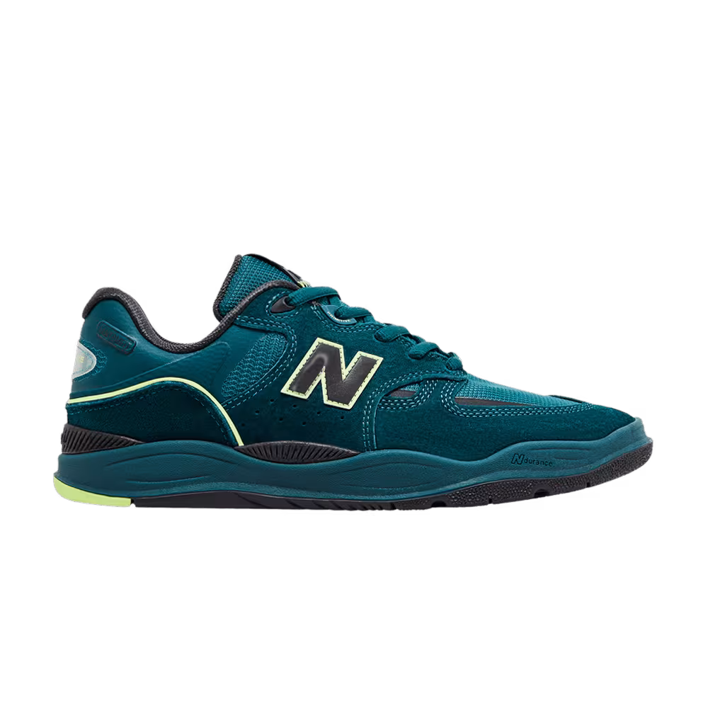 New Balance Tiago Lemos x Numeric 1010 Deep Teal Lime Green