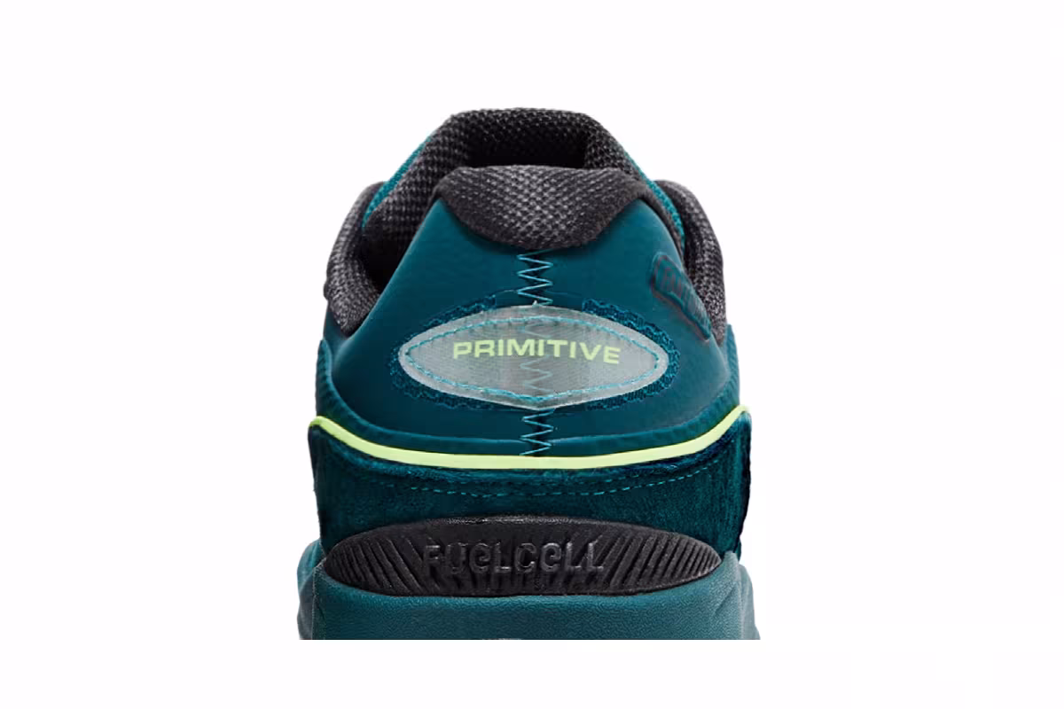New Balance Tiago Lemos x Numeric 1010 Deep Teal Lime Green, view 8