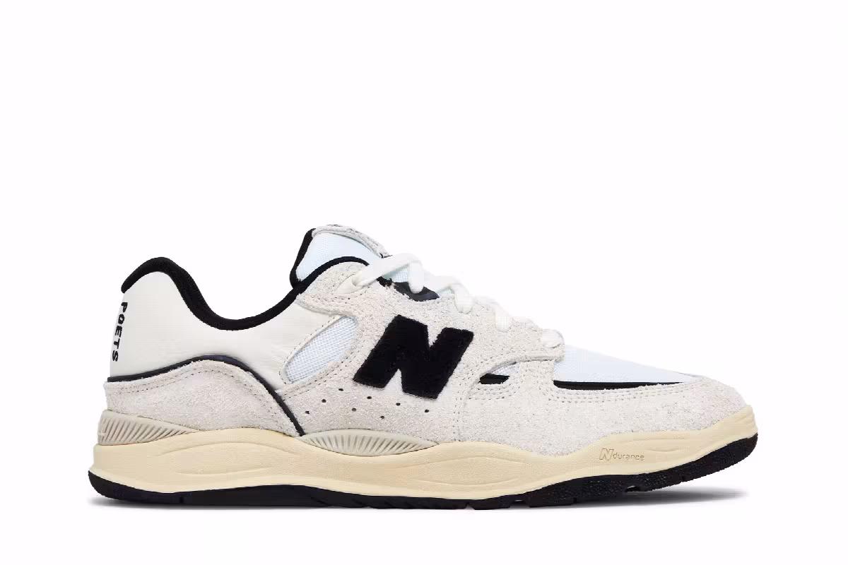POETS x Tiago Lemos x New Balance Numeric 1010 White Black, view 2