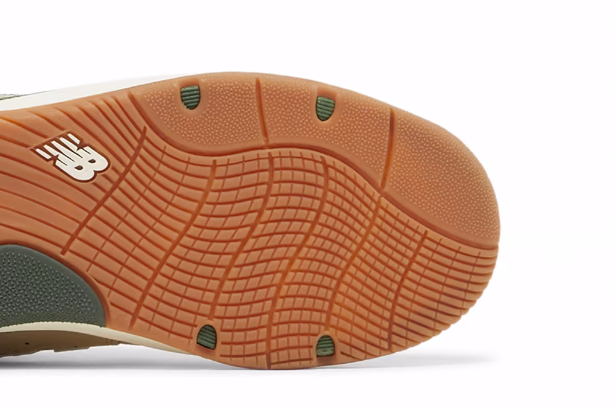 Tiago Lemos x New Balance Numeric 1010 Tan Forest Green, view 6