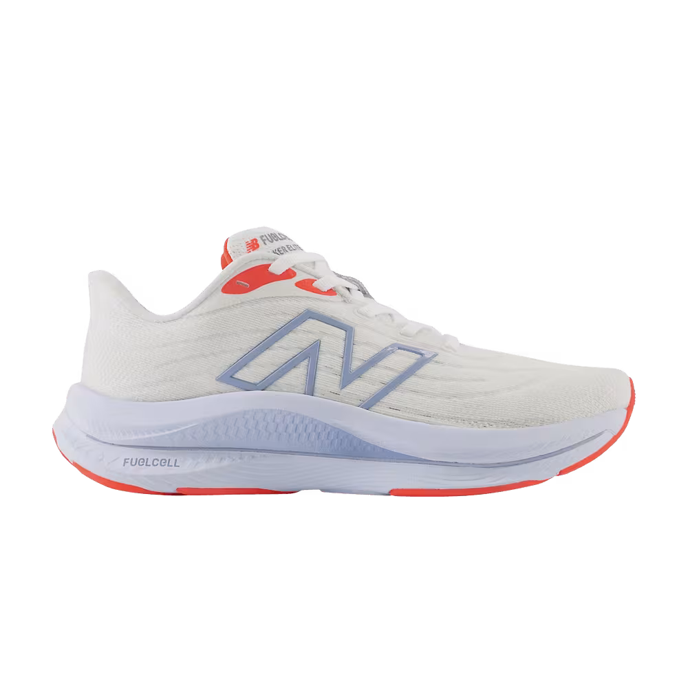New Balance Women's FuelCell Walker Elite White Neon Dragonfly