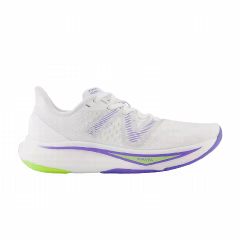 New Balance Wmns FuelCell Rebel v3 Wide 'White Electric Indigo'