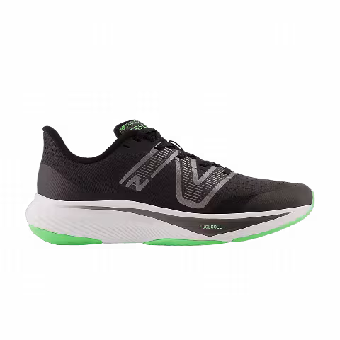 New Balance FuelCell Rebel v3 Big Kid 'Black Vibrant Spring'