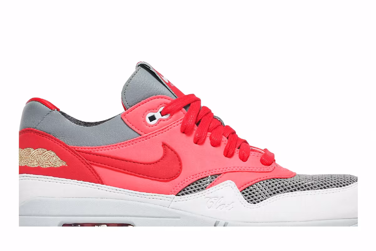 CLOT x Nike Air Max 1 Kiss Of Death - Solar Red, view 3