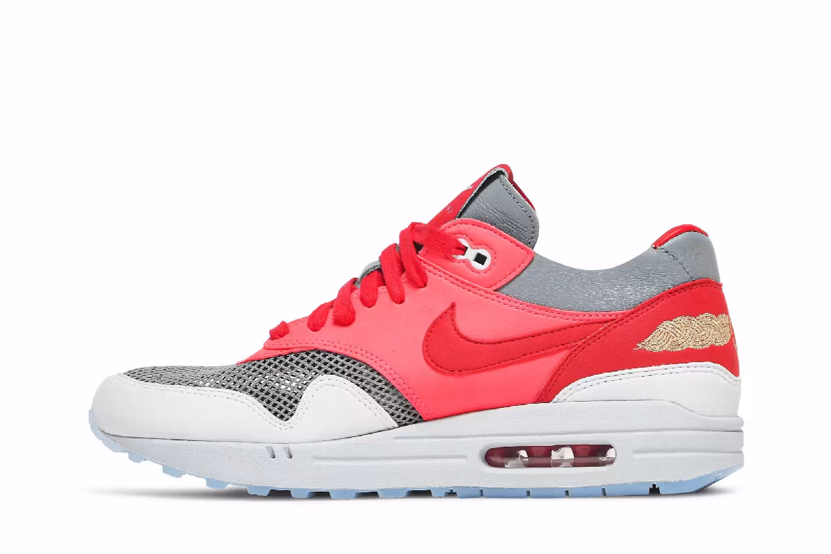 CLOT x Nike Air Max 1 Kiss Of Death - Solar Red, view 4