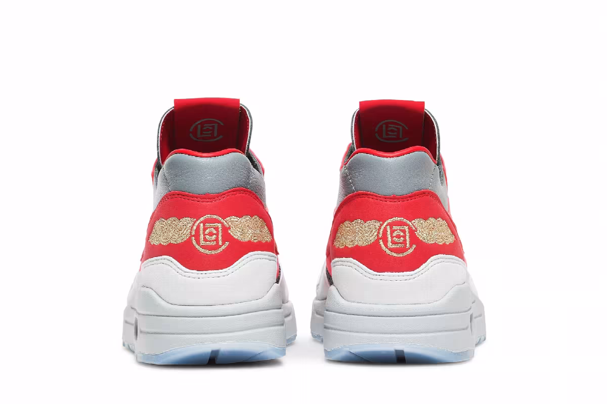 CLOT x Nike Air Max 1 Kiss Of Death - Solar Red, view 7
