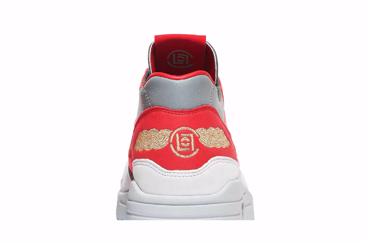 CLOT x Nike Air Max 1 Kiss Of Death - Solar Red, view 8