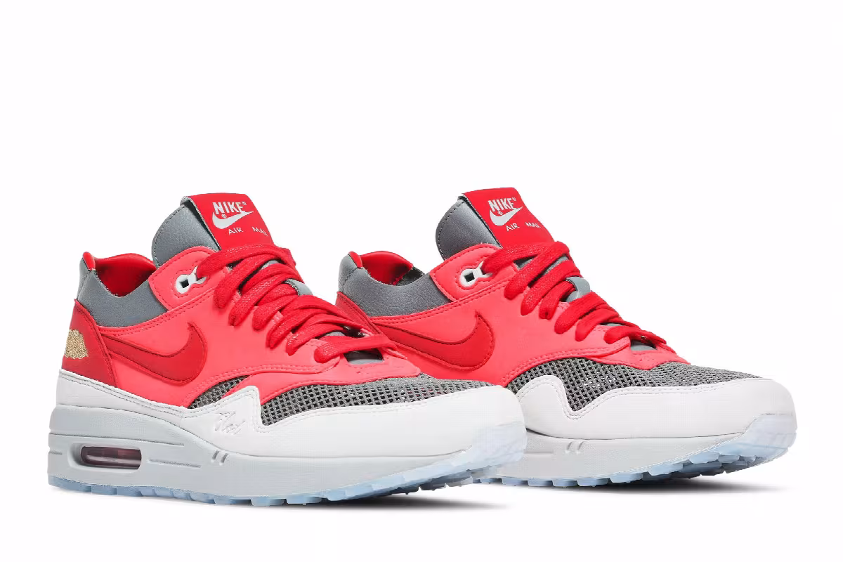 CLOT x Nike Air Max 1 Kiss Of Death - Solar Red, view 9