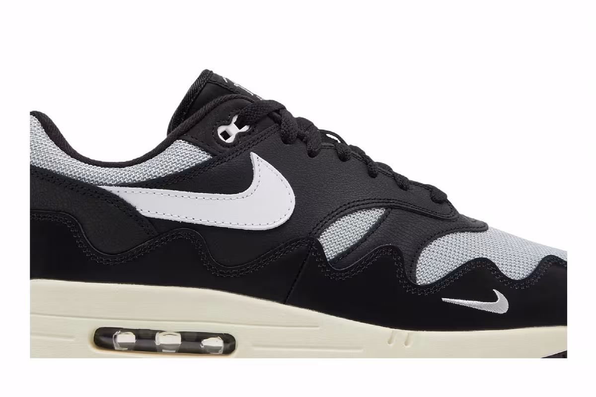 Patta x Nike Air Max 1 Black, view 3