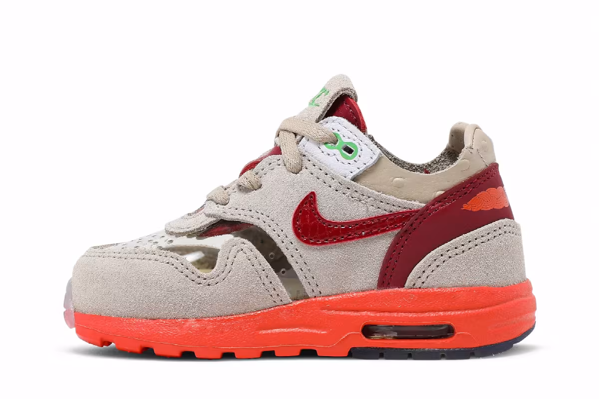 CLOT x Nike Air Max 1 TD Kiss of Death 2021, view 4
