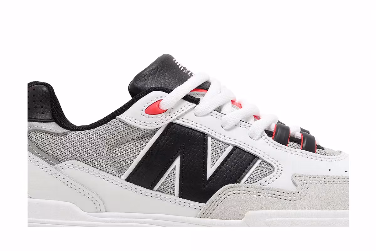 Tiago Lemos x New Balance Numeric 808 White Black Red, view 3